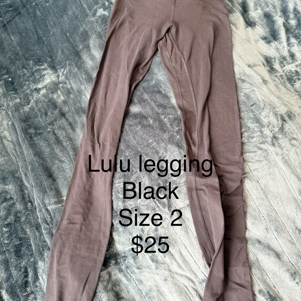 lululemon athletica Black Leggings